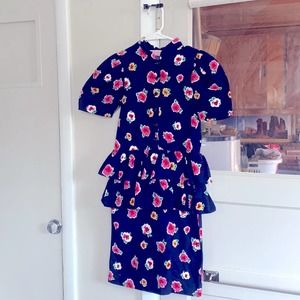 Vintage Dorissa ll Girls Floral Dress